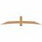 Ekena Millwork Bellingham Timber Gable Bracket, Western Red Cedar, 96"W x 20"H x 1 1/2"D x 5 1/2"F, 5/12 Pitch GBW096X20X0206BEL00SWR - alternate 1